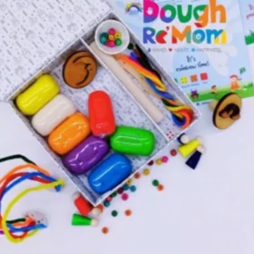 Rainbow theme fun dough clay set