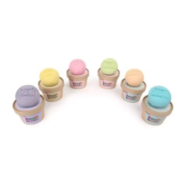 Baby soft colored dough clay for playing