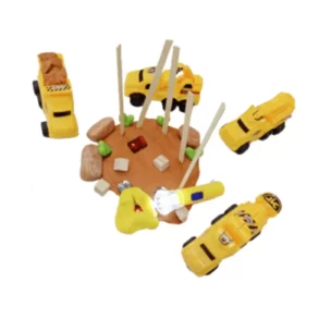 construction theme playdough kid for your kid
