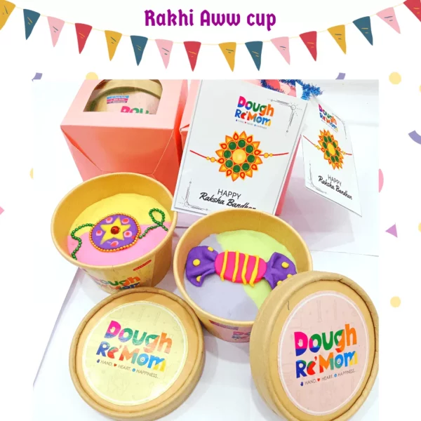 Cute mini rakhi theme play dough toys