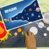 Adventurous space theme dough mat for your playing dough