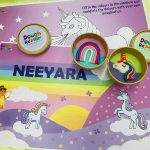 unicorn theme bundle clay set