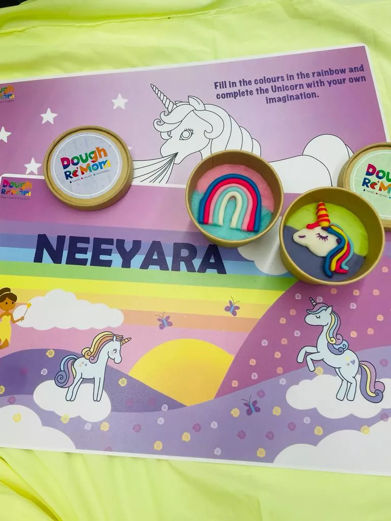 unicorn theme bundle clay set