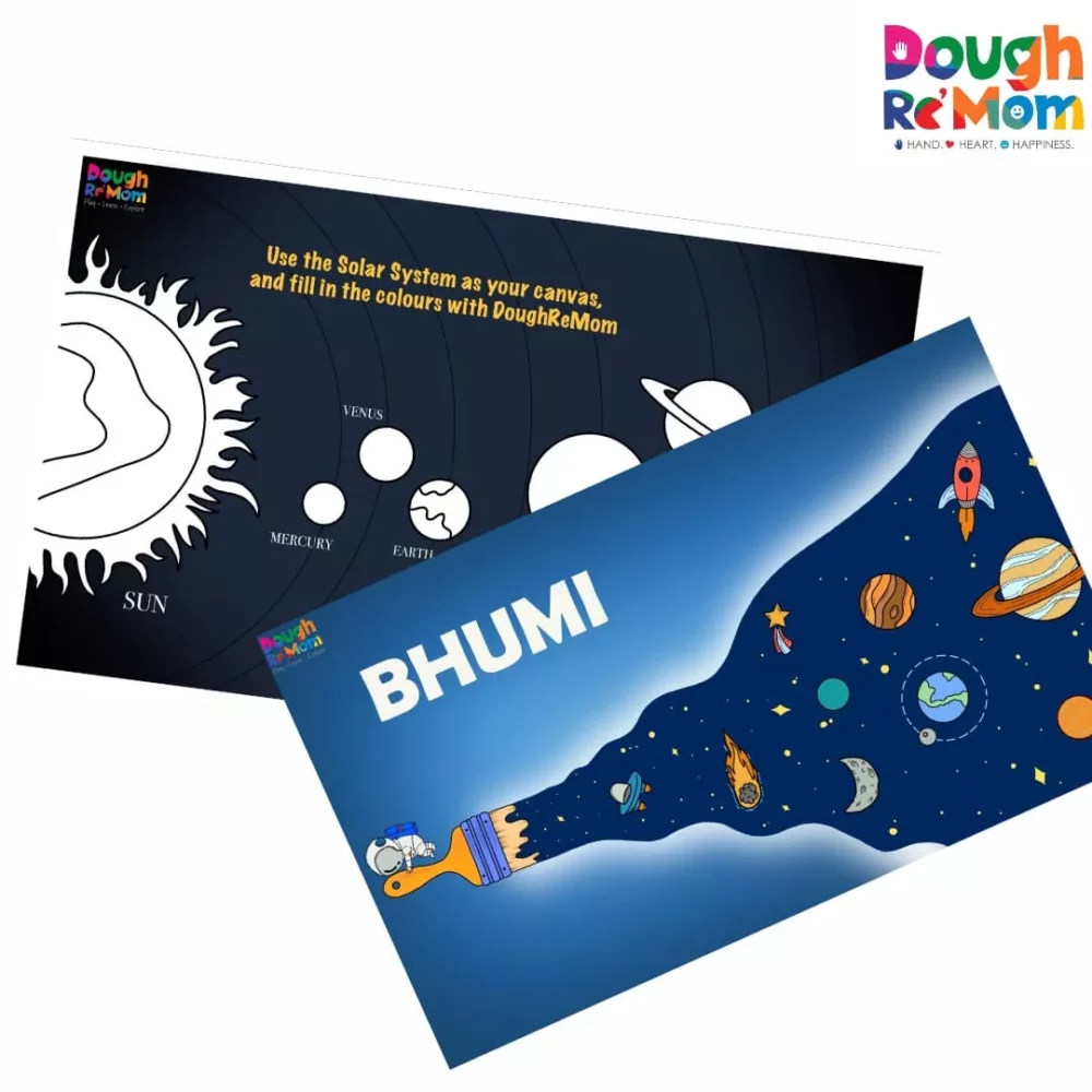 Space Dough Mat - play dough mats