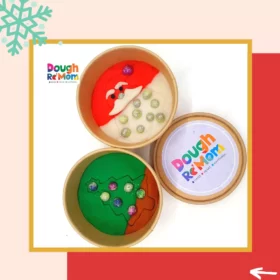 beautiful bright color stuffer play dough for kids